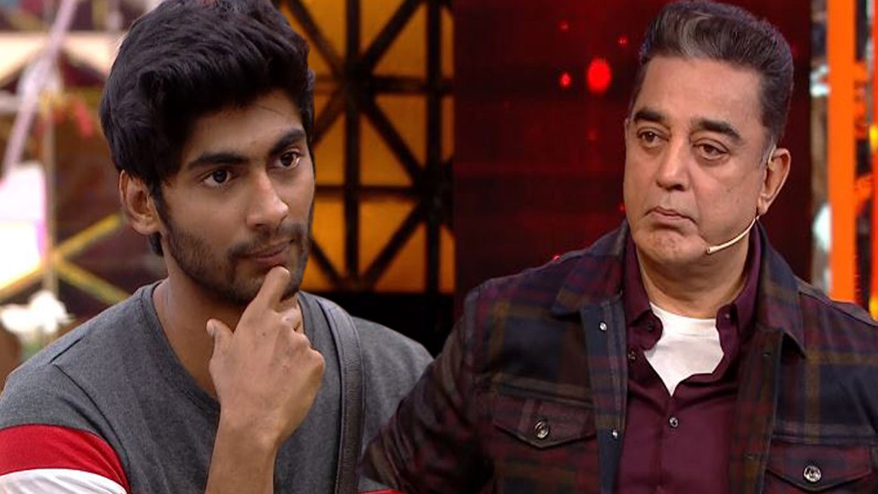 Bigg Boss 3 Tamil : Tharsan acting in front of kamal