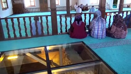 Antik kentteki caminin yapımında katkıları olan vatandaşlar mevlid-i şerif okuttu