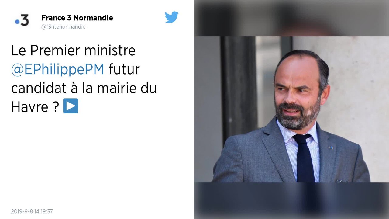 Municipales : Édouard Philippe exclut d'être candidat à Paris... mais pas au Havre.