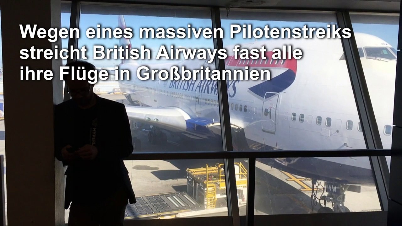 Pilotenstreik bei British Airways: Zehntausende Passagiere betroffen