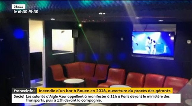 Deux gérants d’un bar de Rouen, le Cuba Libre , jugés pour la mort de 14 personnes dans l’incendie de leur établissement en 2016 - VIDEO
