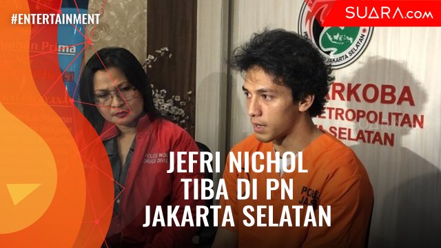 Sidang Perdana Kasus Narkoba, Jefri Nichol Tiba di PN Jakarta Selatan