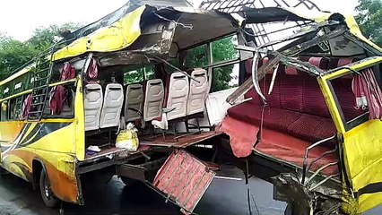 वर्मा बस का धरमपुरी के पास एक्सीडेंट, 3-4 लोगों की मौत की खबर