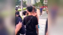 Hong kong'daki eylemcilere bıçakla saldıran adam, 3 öğretmeni yaraladı