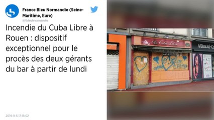 Deux gérants d'un bar de Rouen jugés pour la mort de 14 personnes dans un incendie.