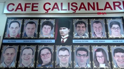 Siparişler down sendromlu gençler için