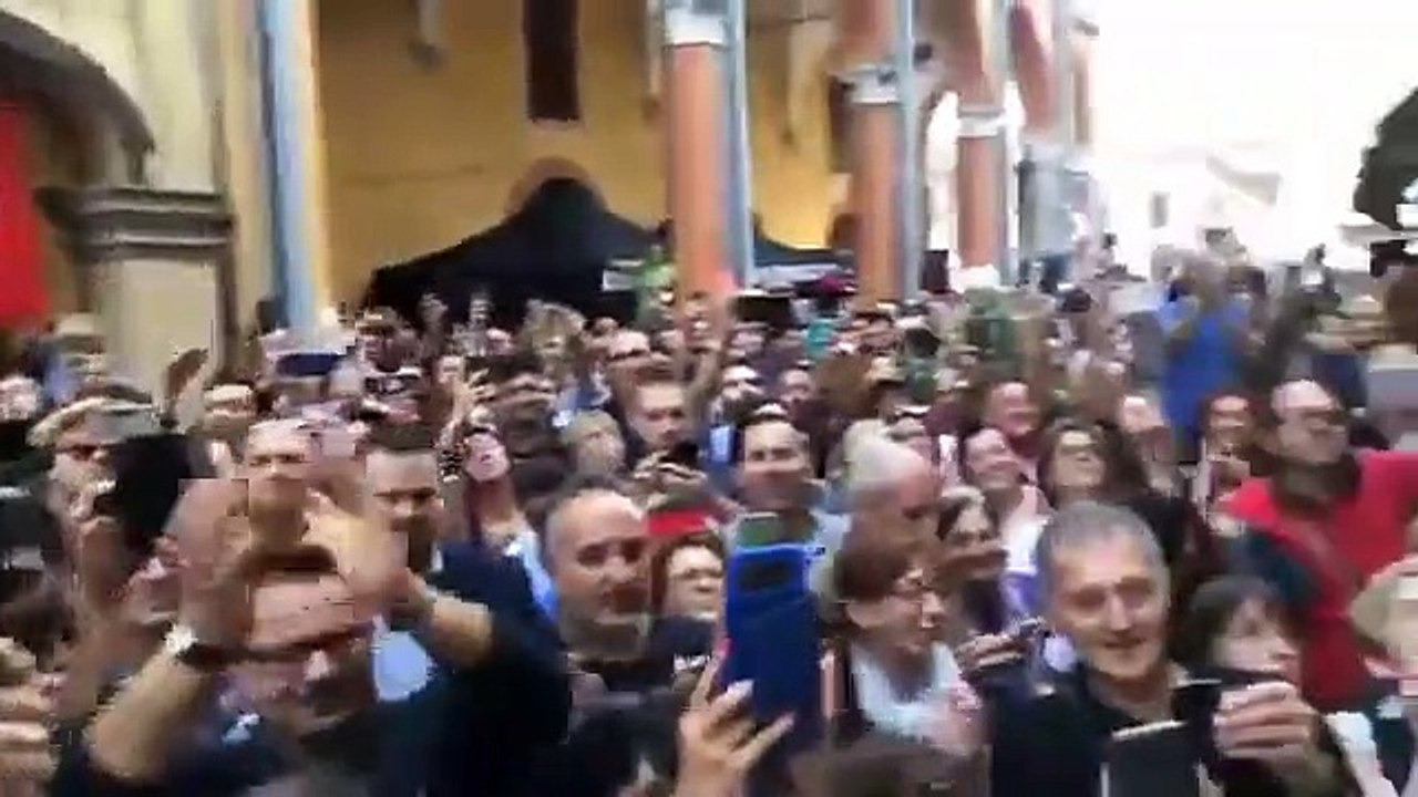 Salvini e Borgonzoni a Cento (Ferrara): "Orgogliosi della nostra scelta di libertà" (09.09.19)