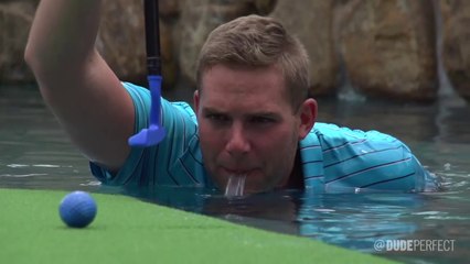 Plastic Golf Club Battle | Dude Perfect