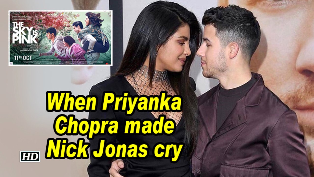 When Priyanka Chopra made Nick Jonas cry