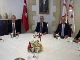 Bakan Çavuşoğlu, KKTC'de siyasi partilerle yuvarlak masa toplantısında