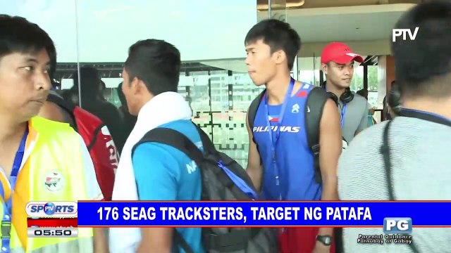 178 SEAG tracksters, target ng PATAFA