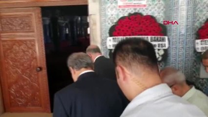 Bakan akar akrabasının cenazesine katılmak için mersin'de-2