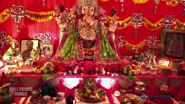 Neil Nitin Mukesh & Family Celebrate Ganesh Chaturthi Utsav ,Aarti
