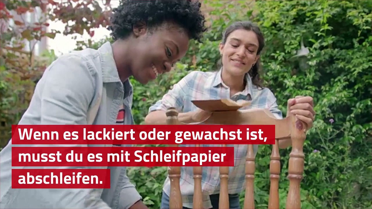 Wie renoviert man Holzmöbel?