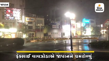 ફેક્સાઈ વાવઝોડાએ જાપાનને ઘમરોળ્યું, પાંચ હજાર લોકોનું સ્થળાંતર કરાયું