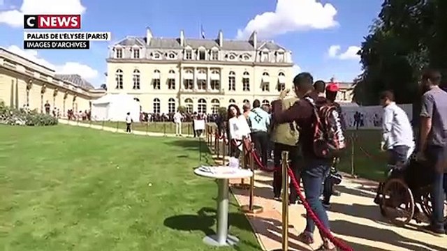 Il n'y a désormais plus de places pour visiter le Palais de l'Elysée pour les prochaines Journées du patrimoine le 21 et 22 septembre prochain - VIDEO