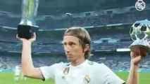 El Real Madrid felicita el cumpleaños a Modric