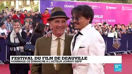 Johnny Depp honoré au Festival du film de Deauville