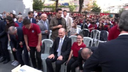 Süleyman soylu okul açılış törenine katıldı