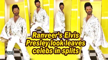 Ranveer's Elvis Presley look leaves celebs in splits