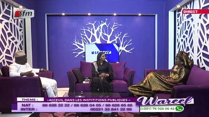WAREEF avec EVA TRA - THEME : ACCUEIL DANS LES INSTITUTIONS PUBLIQUES - 09 Septembre 2019