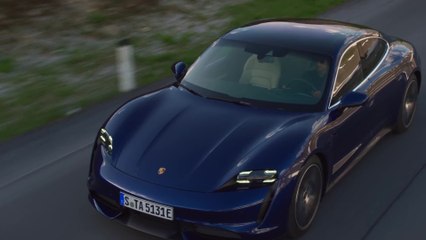 The new Porsche Taycan Turbo Driving Video