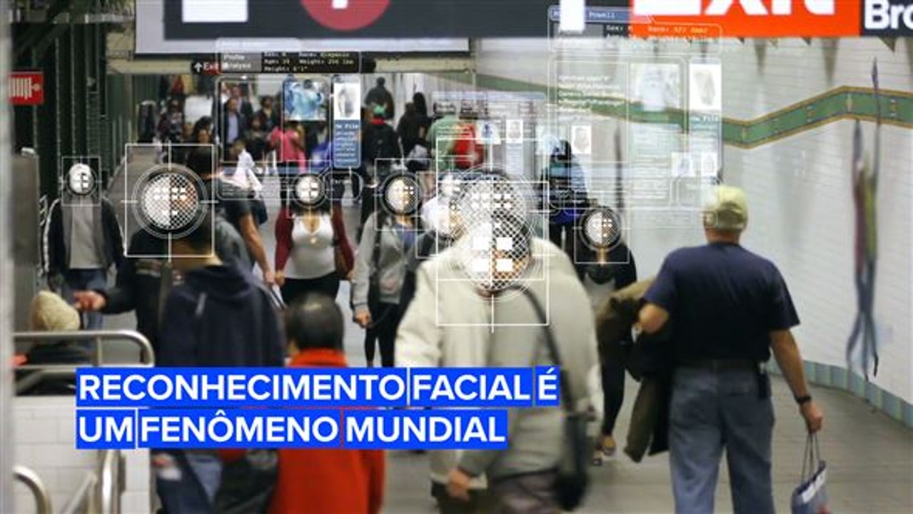A tecnologia de reconhecimento facial está sendo cada vez mais usada
