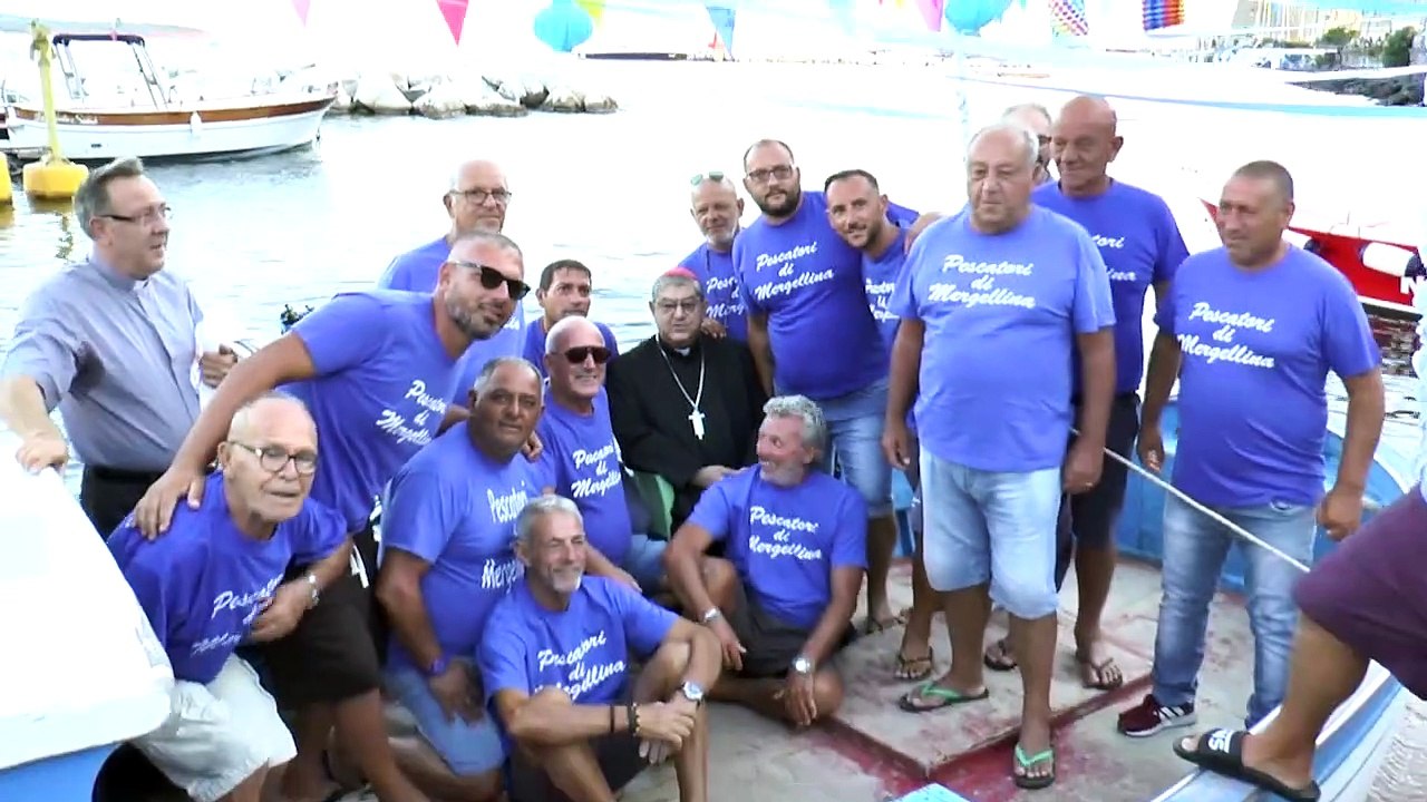 Napoli - Festa della Madonna di Piedigrotta, messa di Sepe con i pescatori (09.09.19)