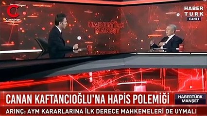 Bülent Arınç: Canan Kaftancıoğlu'na tahammül etmek zorundasınız