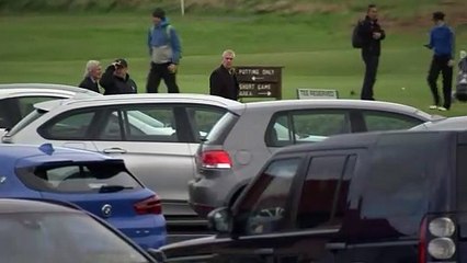 Prince Andrew visits Royal Portrush Golf Club