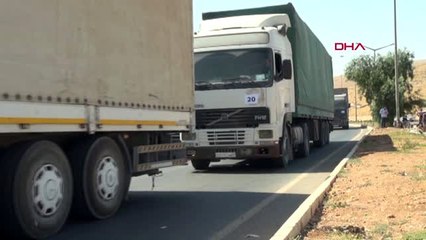 Hatay bm, idlib'e 33 tır insani yardım gönderdi