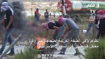 تظاهرة في الضفة الغربية احتجاجا على وفاة معتقل فلسطيني في السجون الاسرائيلية