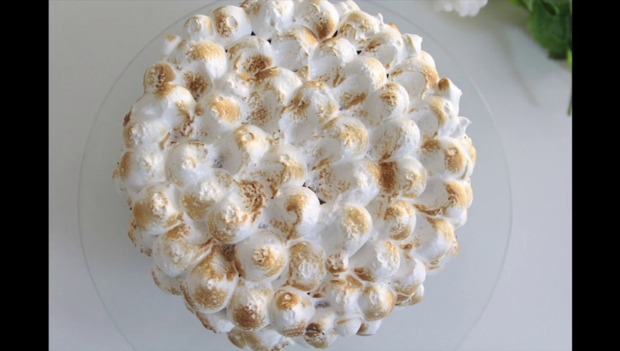 Gâteau à la meringue et aux amandes