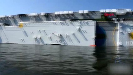 Abd'de devrilen kargo gemisinde arama kurtarma çalışmaları sürüyor