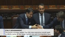 Italy's PM presents pro-European government agenda