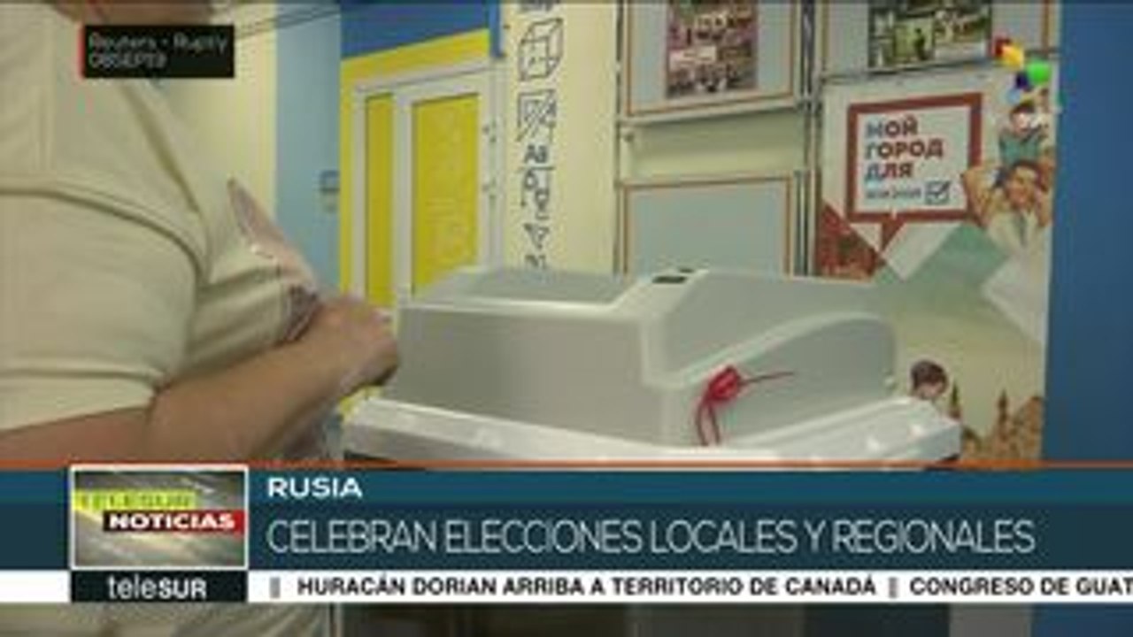 Rusia celebra elecciones regionales; 50 millones podrán votar