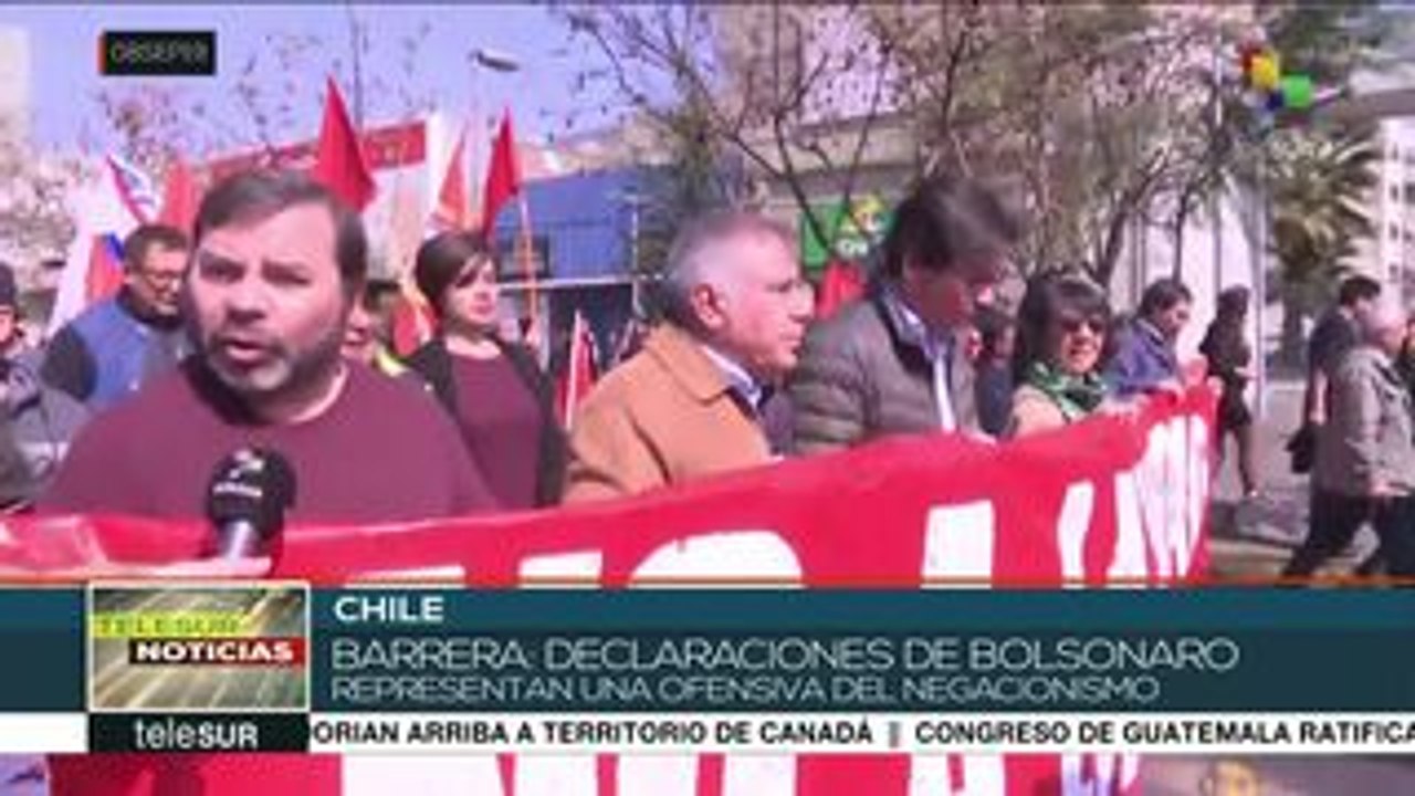 Diputado chileno rechaza declaraciones de Bolsonaro sobre la dictadura