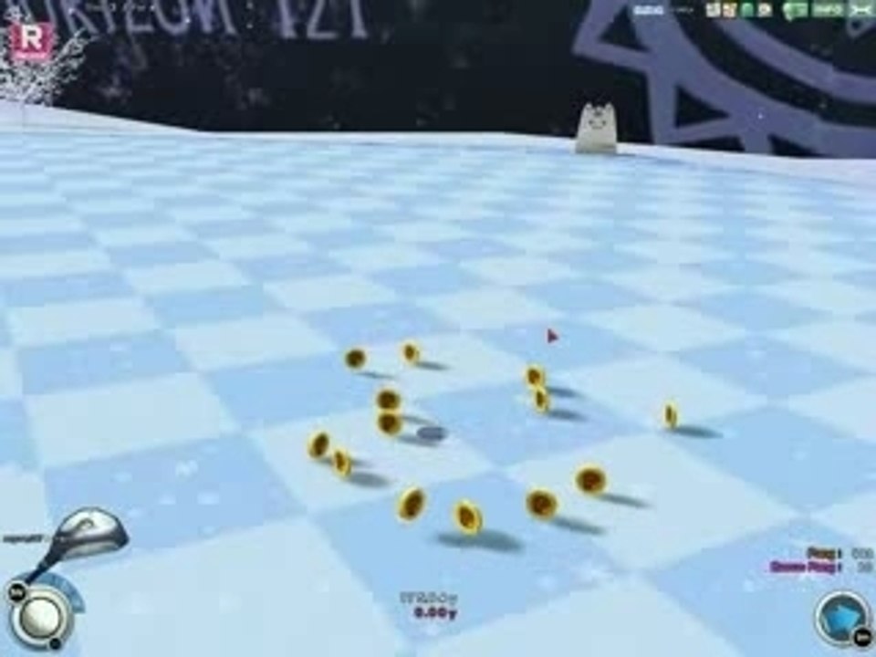 pangya ice cannon trou 3 chip-in