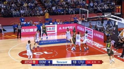 كرة سلة: كأس العالم: جمهورية الدومينيكان 55-74 ليتوانيا