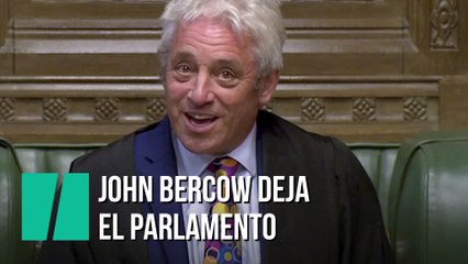 John Bercow, portavoz del Parlamento británico, dejará su cargo el 31 de octubre