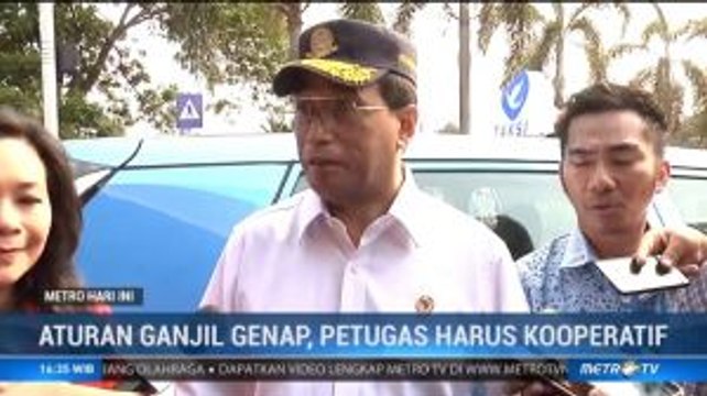 Menhub Berharap Perluasan Ganjil Genap Berjalan Efektif