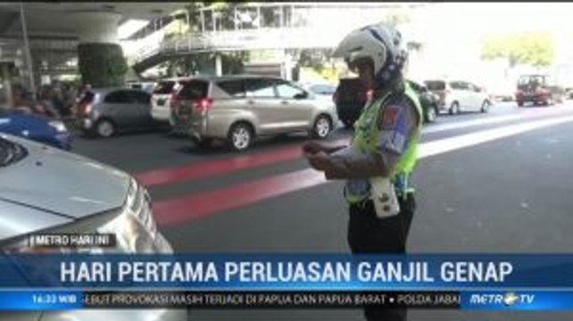 Hari Pertama Perluasan Ganjil Genap