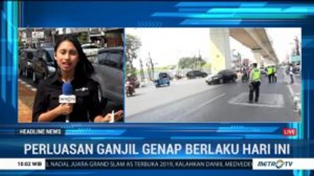 Perluasan Ganjil Genap, Lalin di Panglima Polim Ramai Lancar