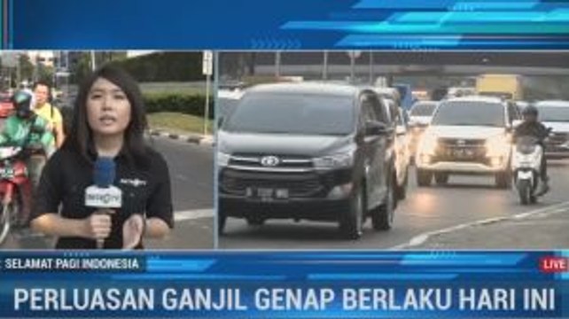 Sejumlah Kendaraan di Jalan Gajah Mada Kena Tilang Ganjil Genap