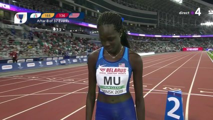 ATHLETISME / THE MATCH : Wadelyne JONATHAS remporte le 400m femmes