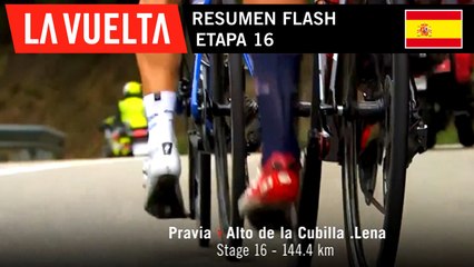 Resumen Flash - Etapa 16 | La Vuelta 19