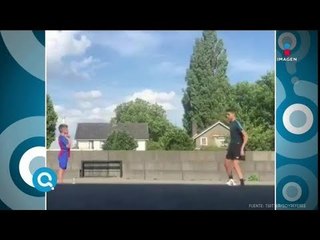 Da balonazo a niño en la cara al estilo Guillermo Tell | Qué Importa