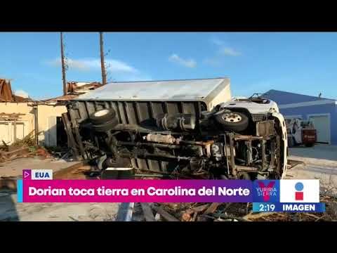 ¡El huracán Dorian toca tierra en Carolina del Norte! | Noticias con Yuriria