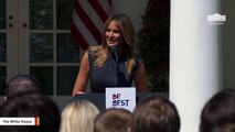 Melania Trump Says She's 'Deeply Concerned' About Growing E-Cigarette Use In Children