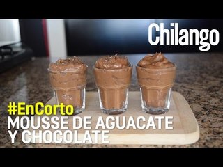 Mousse de aguacate y chocolate | EnCorto